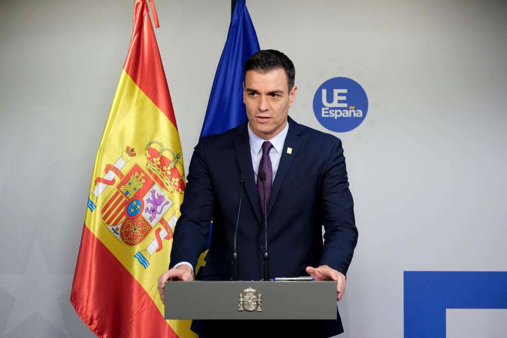Minister Pedro Sanchez